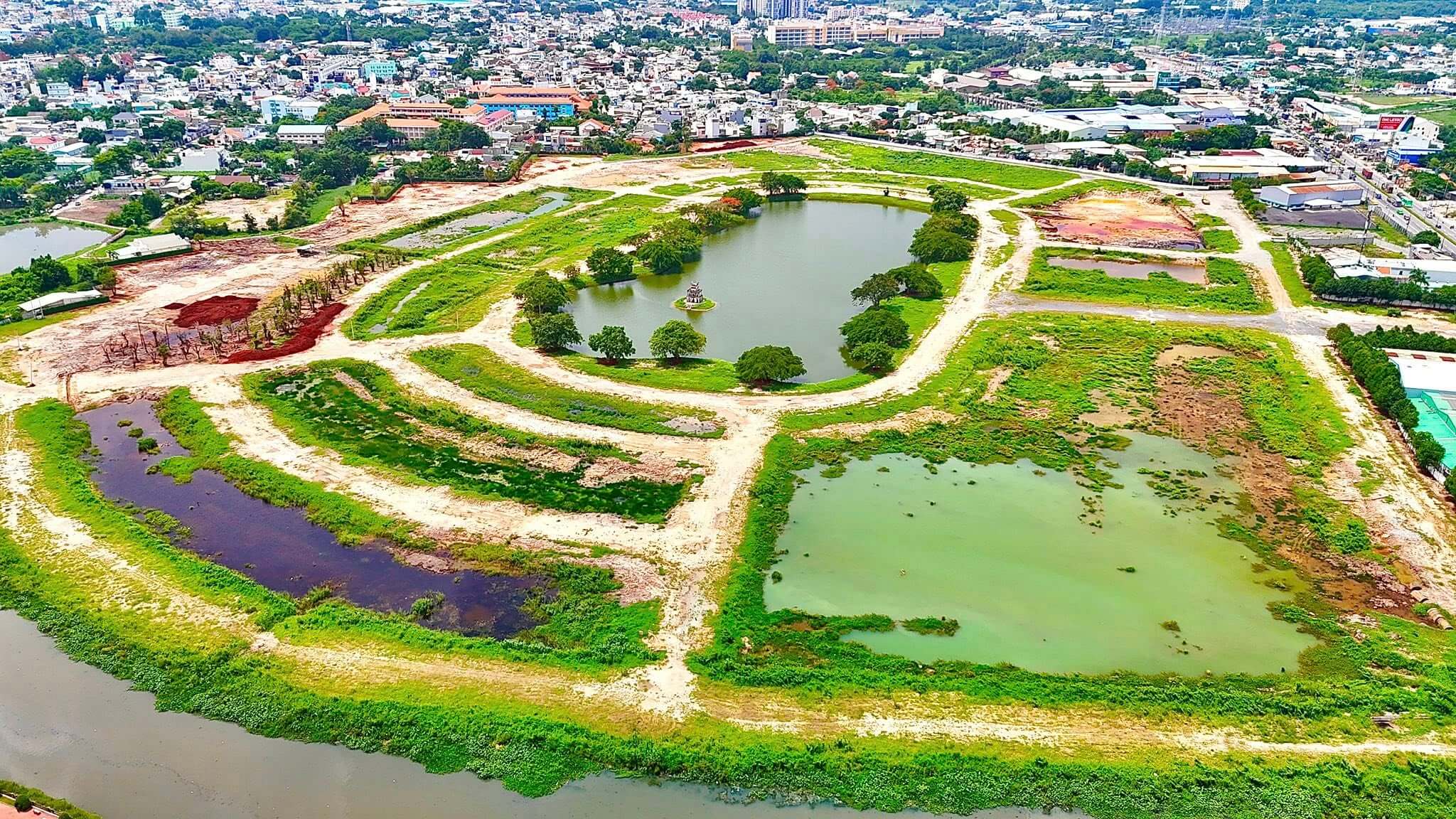 Tiến độ xây dựng dự án Hồ Gươm Xanh