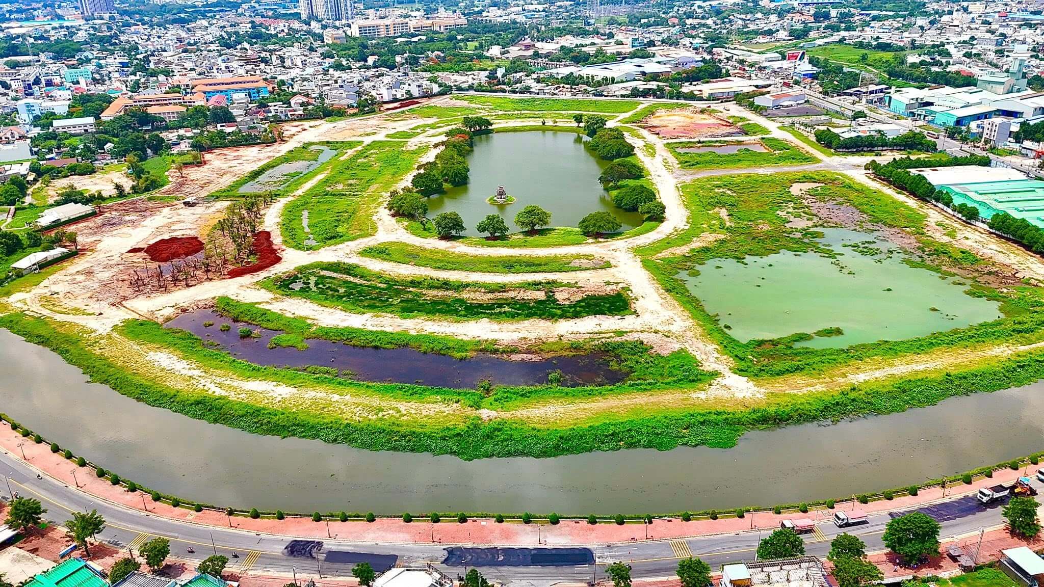 Tiến độ xây dựng dự án Hồ Gươm Xanh