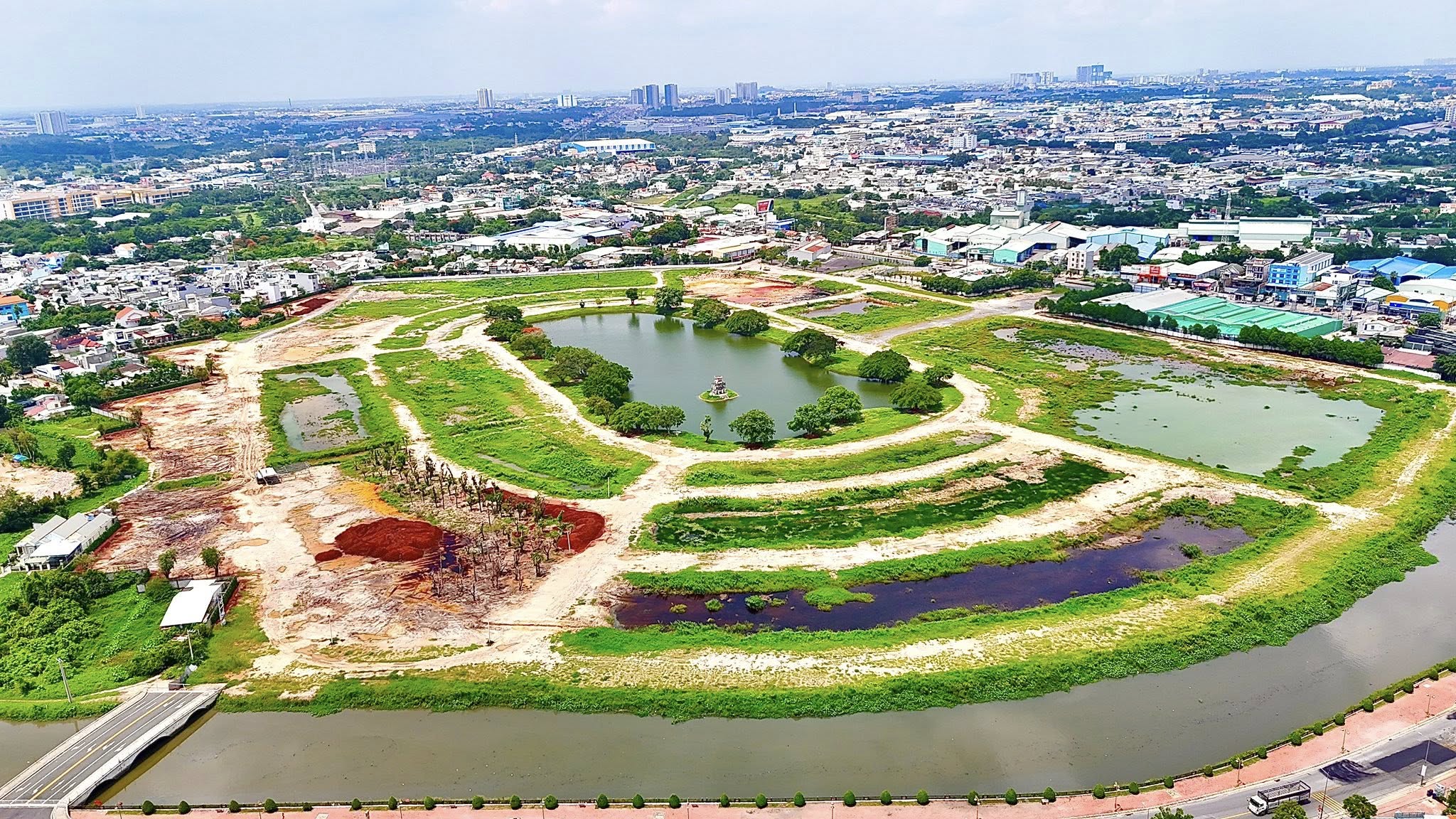 Tiến độ xây dựng dự án Hồ Gươm Xanh
