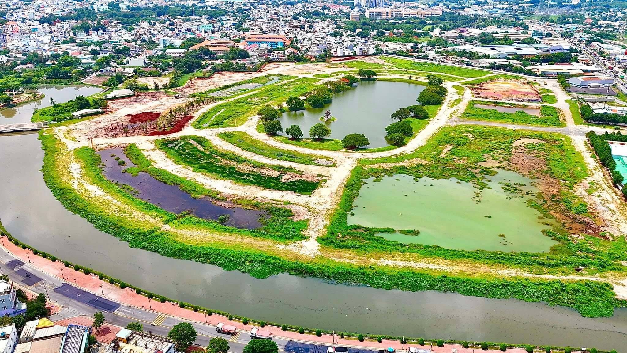 Tiến độ xây dựng dự án Hồ Gươm Xanh